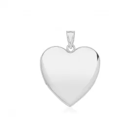 Acotis Silver Locket Large Heart G61134