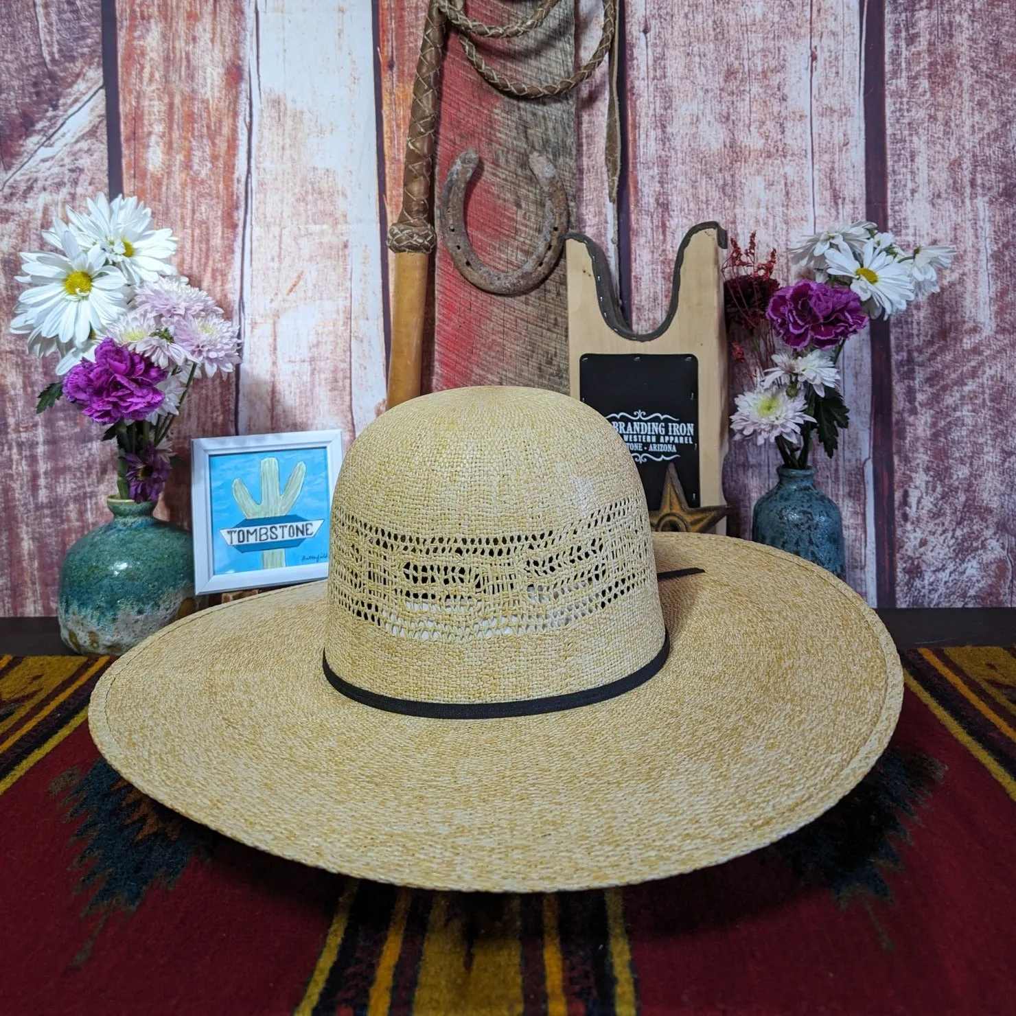 Bangora Straw Hat the "Open Crown" by Rodeo King   BangoraRK