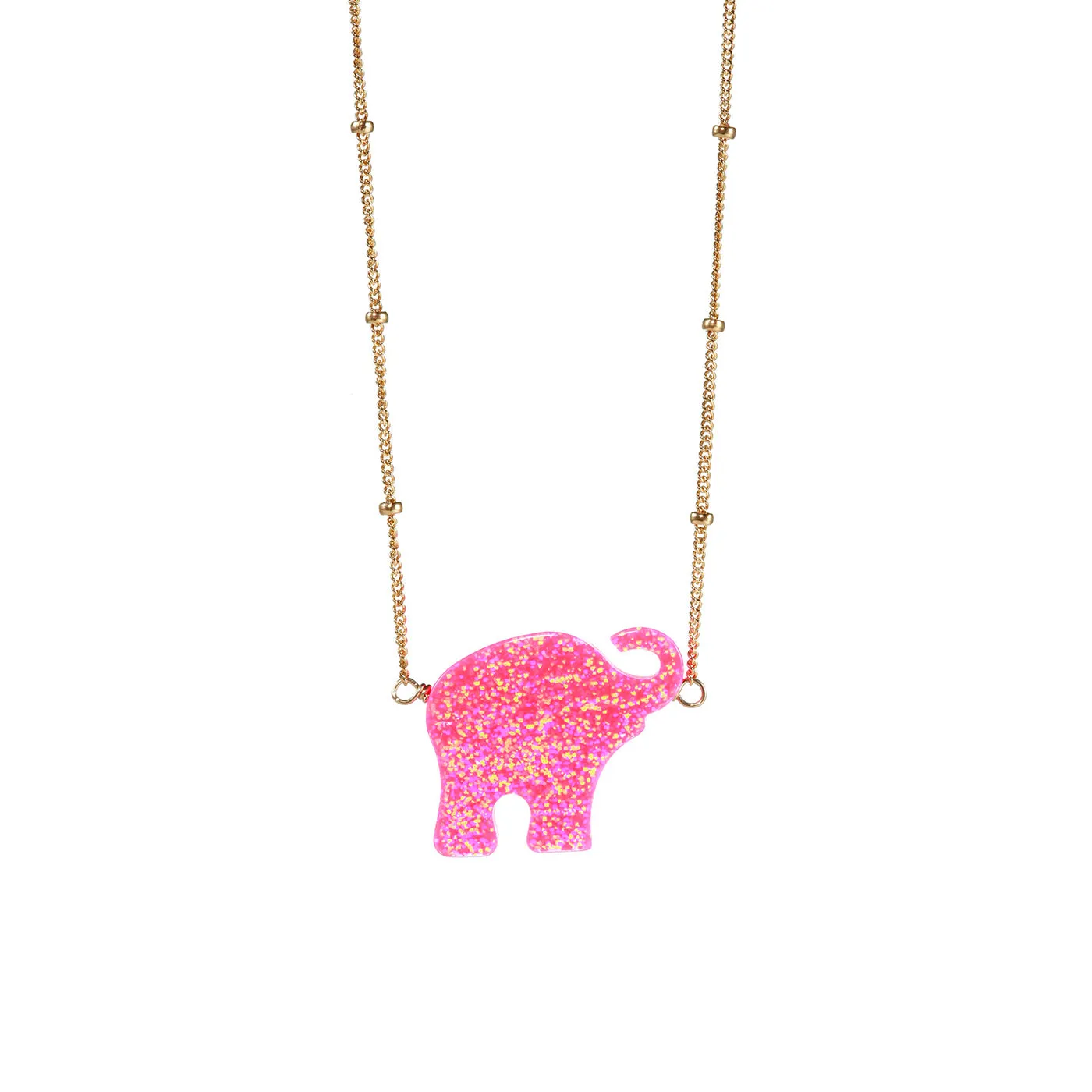 bara boheme | Ball Chain w/ Large "ELEPHANT" Opal Necklace