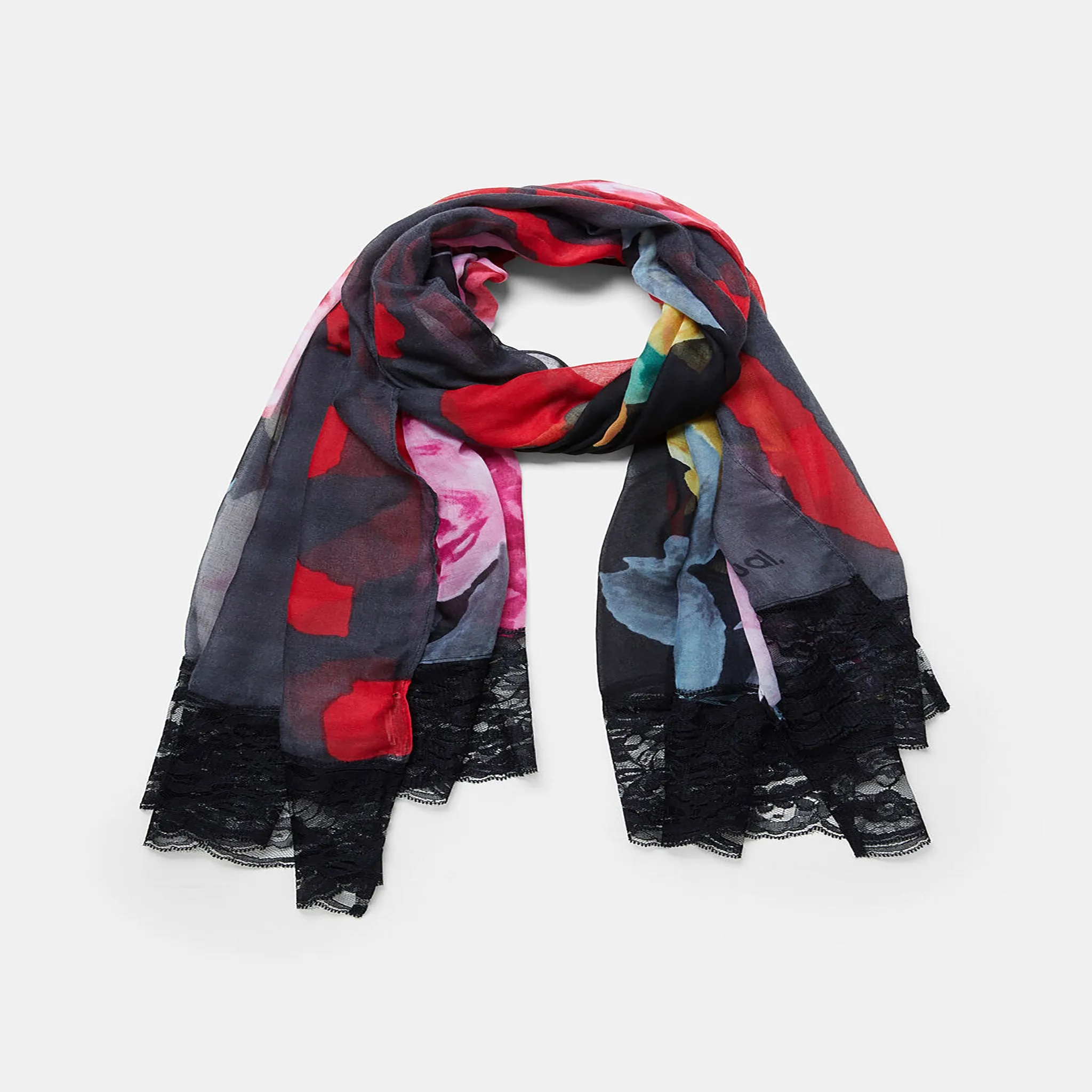 Be You Floral Rectangular Scarf
