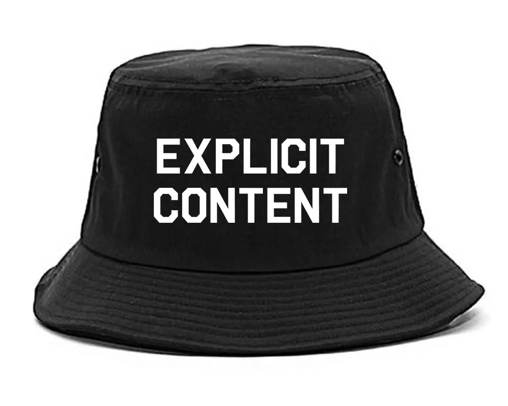 Explicit Content Mens Bucket Hat