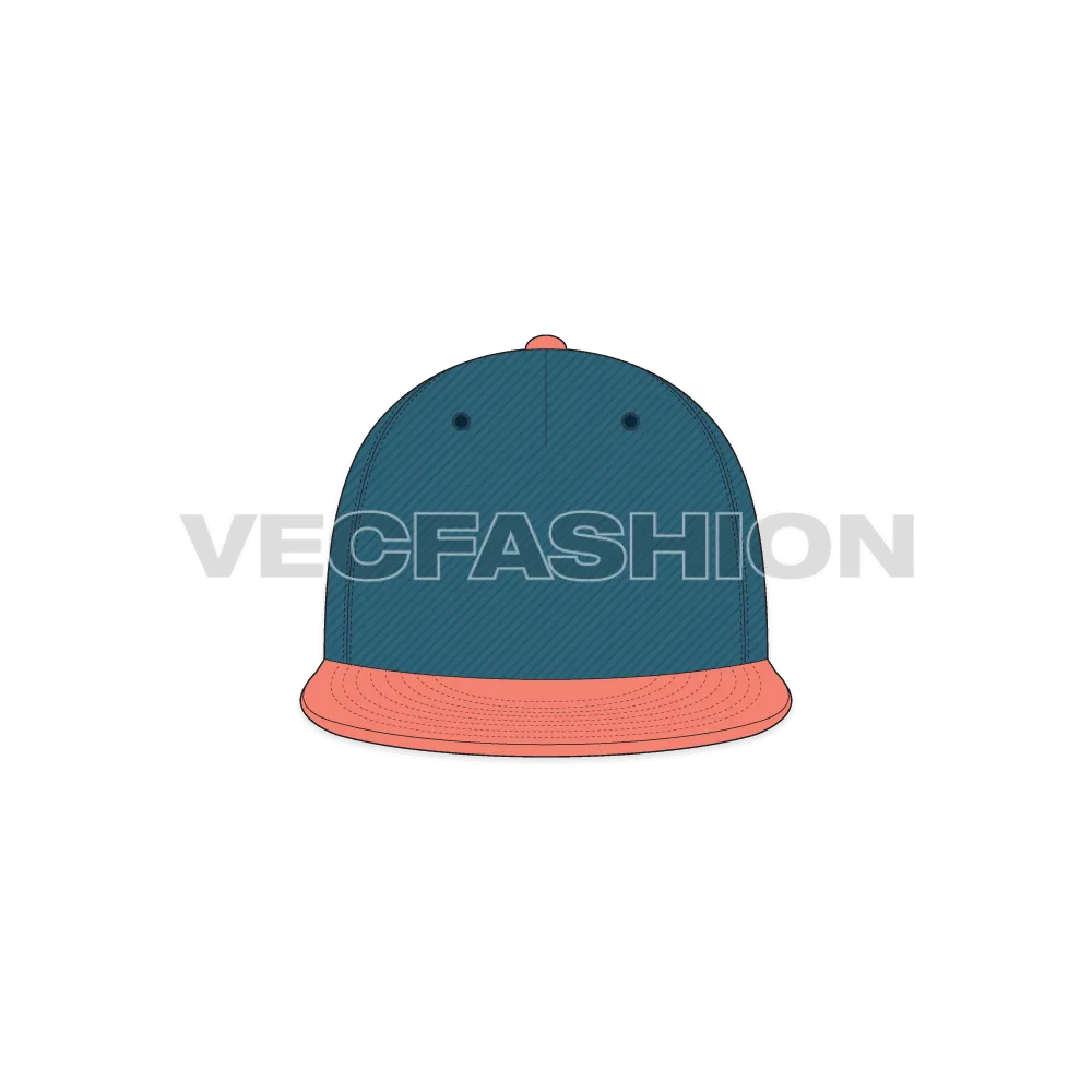 Flat Peak Snapback Hat