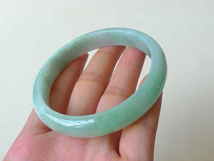 Natural Jade Bangle Jadeite Bangle Internal Diameter 58.5mm BER367