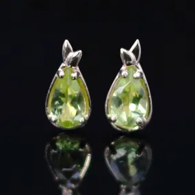 Pear Fruit Studs - Peridot