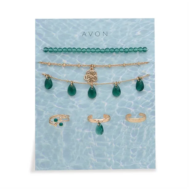 Selina Anklet & Toe Ring Set