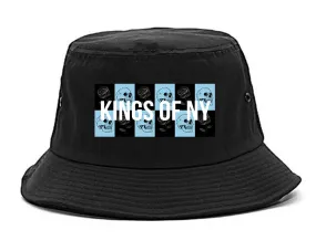 Skull And Rose Box Logo Mens Bucket Hat