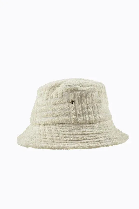 SOLEIL TERRY TOWELING BUCKET HAT