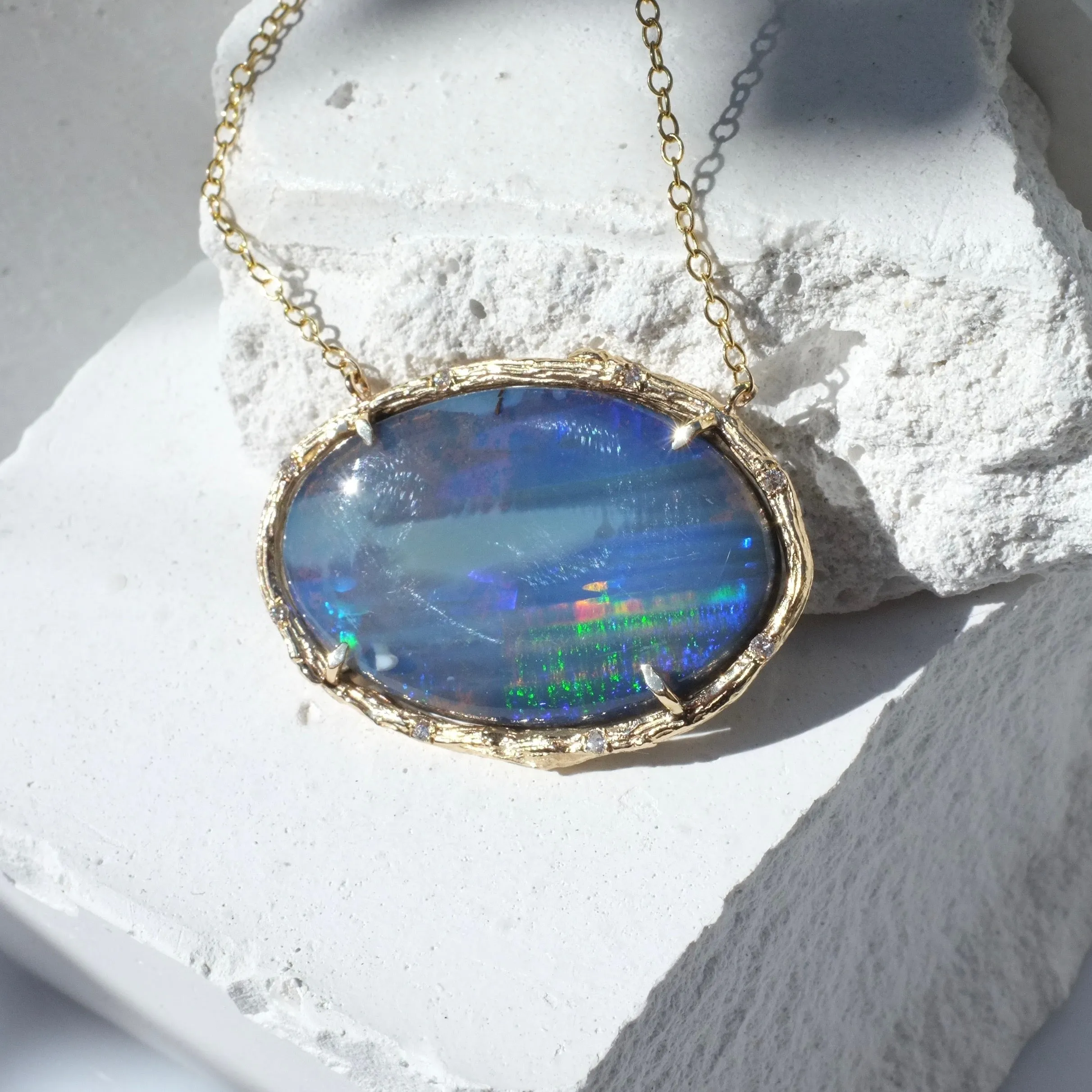 Storm Opal Necklace