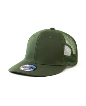 The Hat Depot - Cotton Mesh Back Snapback Trucker Cap
