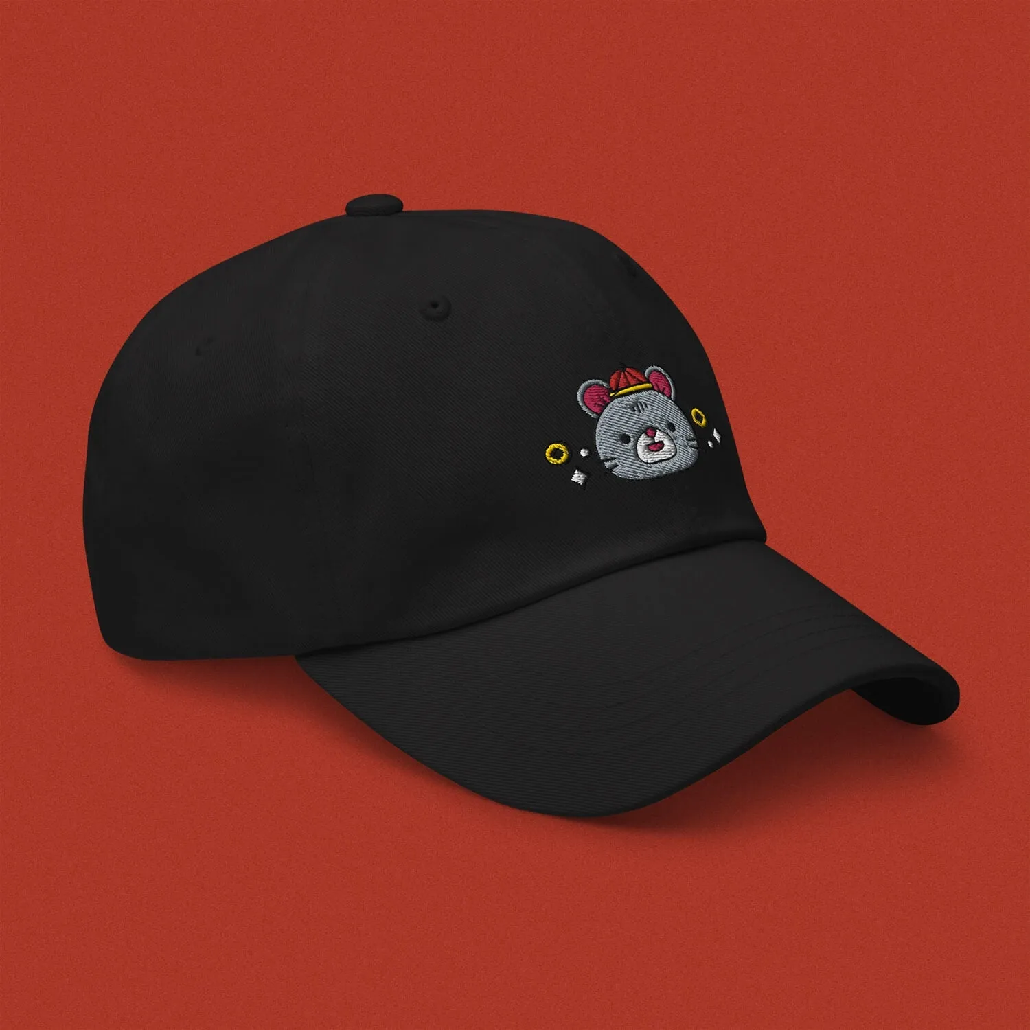 Year of the Rat Embroidered Cap